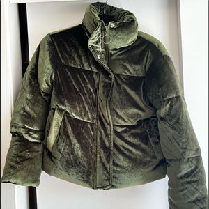 ASOS green bomber jacket